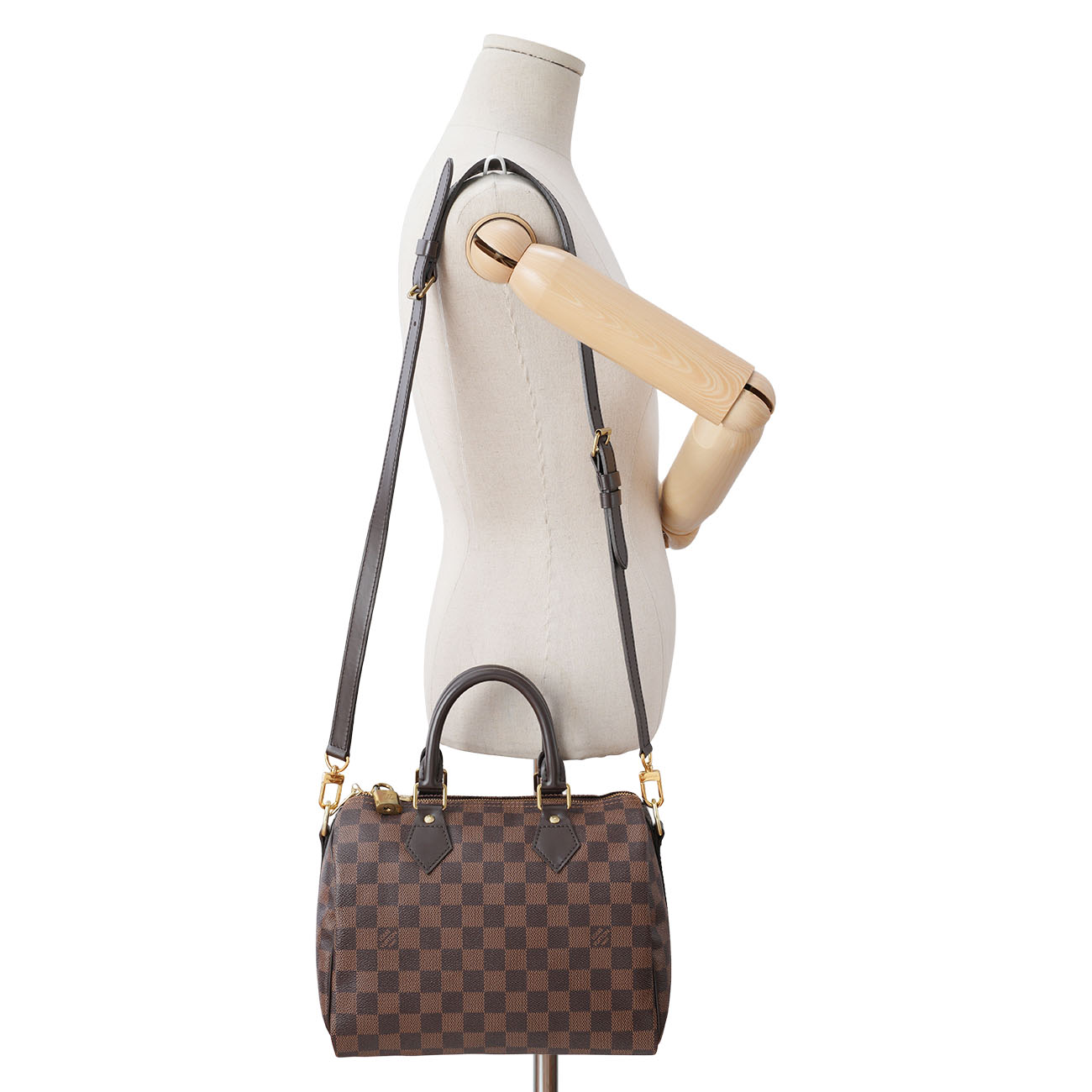 LOUIS VUITTON(USED)루이비통 N41181 다미에 에벤 스피디 반둘리에 25